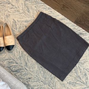 BR grey Sloan pencil skirt with pockets